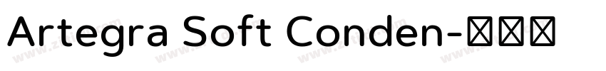Artegra Soft Conden字体转换